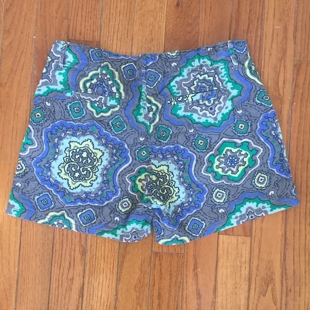 3/$20 Old Navy Linen Bold Printed Shorts Sz 16